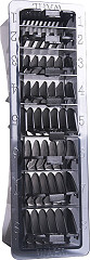  Wahl Professional Nylon Attachment Comb-Set - 8 St. black 