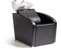  Sibel Elegantia- Backwash Unit Complete / Chair Croco Black 