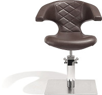  Sibel Sensualis Styling Chair Brown / Square Base 