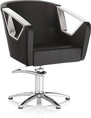  XanitaliaPro Hair astra black hairdressing chair star-shaped base 
