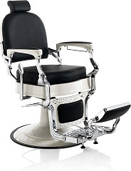  XanitaliaPro Hair Mustang Barber Chair in Black 
