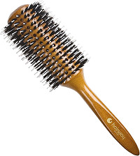  Hairway Round Brushes "Glossy Wood" 
