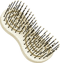  Hairway Wellness hair brush "Organica" beige 