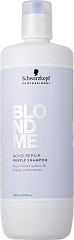  Schwarzkopf BlondMe Bond Repair Purple Shampoo 1000 ml 