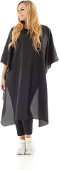  XanitaliaPro Glossy Cutting Cape in Black 