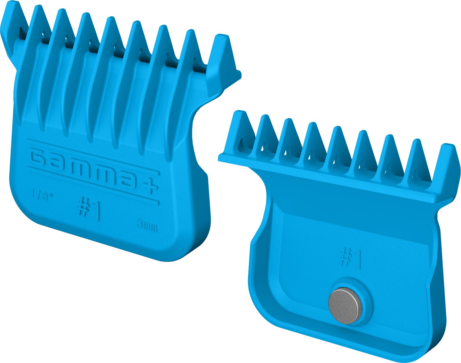  Gamma+ Magnetic attachment comb set blue 