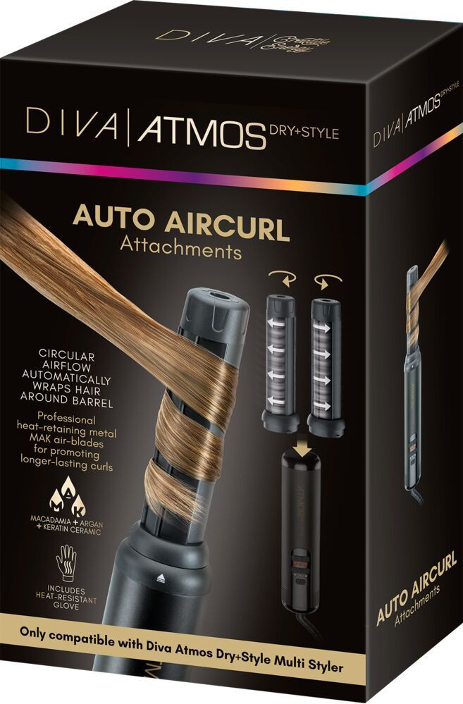  Diva Dry & Style Auto Aircurl Attachments 