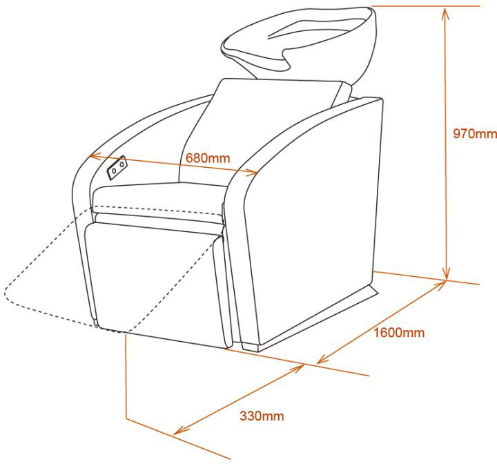  Sibel Elegantia Relax - Backwash Unit / Black 