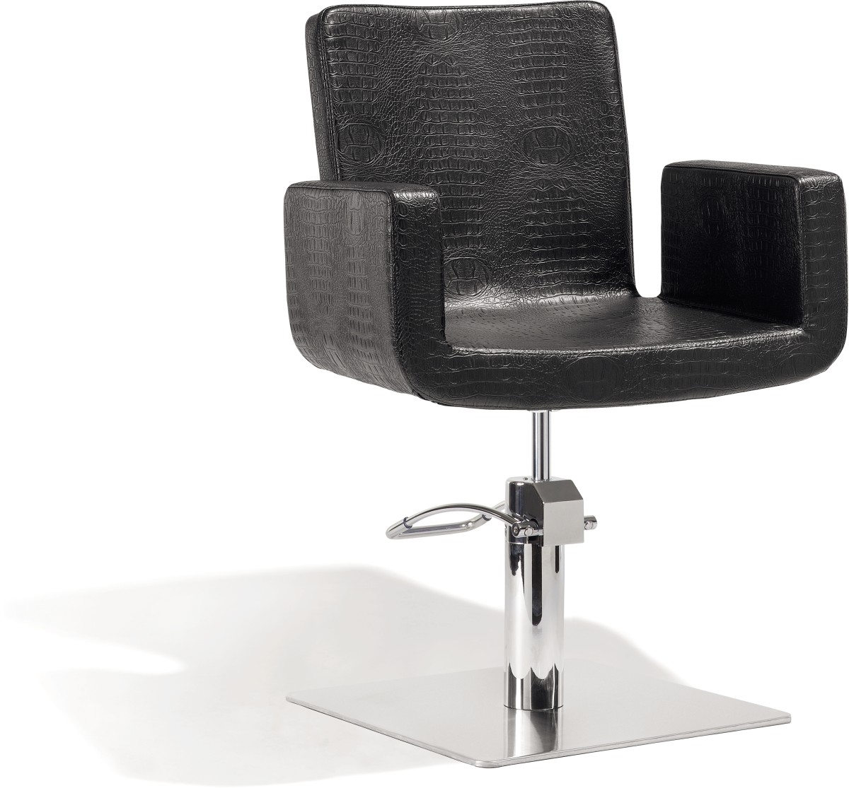  Sibel Attractio Styling Chair Croco Black / Square Base 