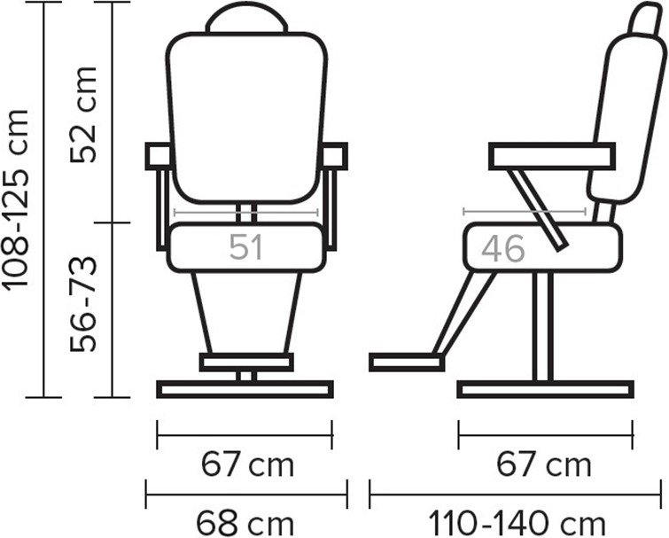  Hairway Barber Chair "Melvin" 