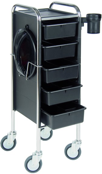  Efalock Piccolo 84/5 black with High Wheels 