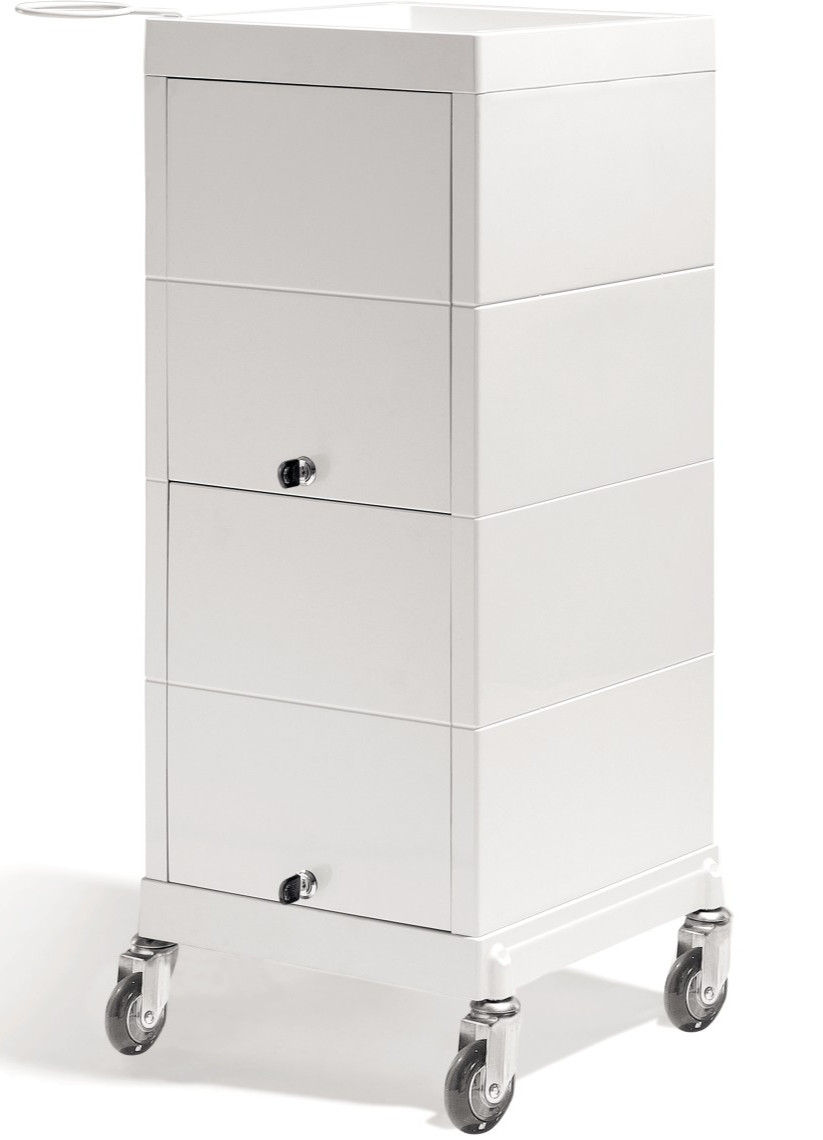  Sibel Discrete/Lock Styling Trolley cream white 