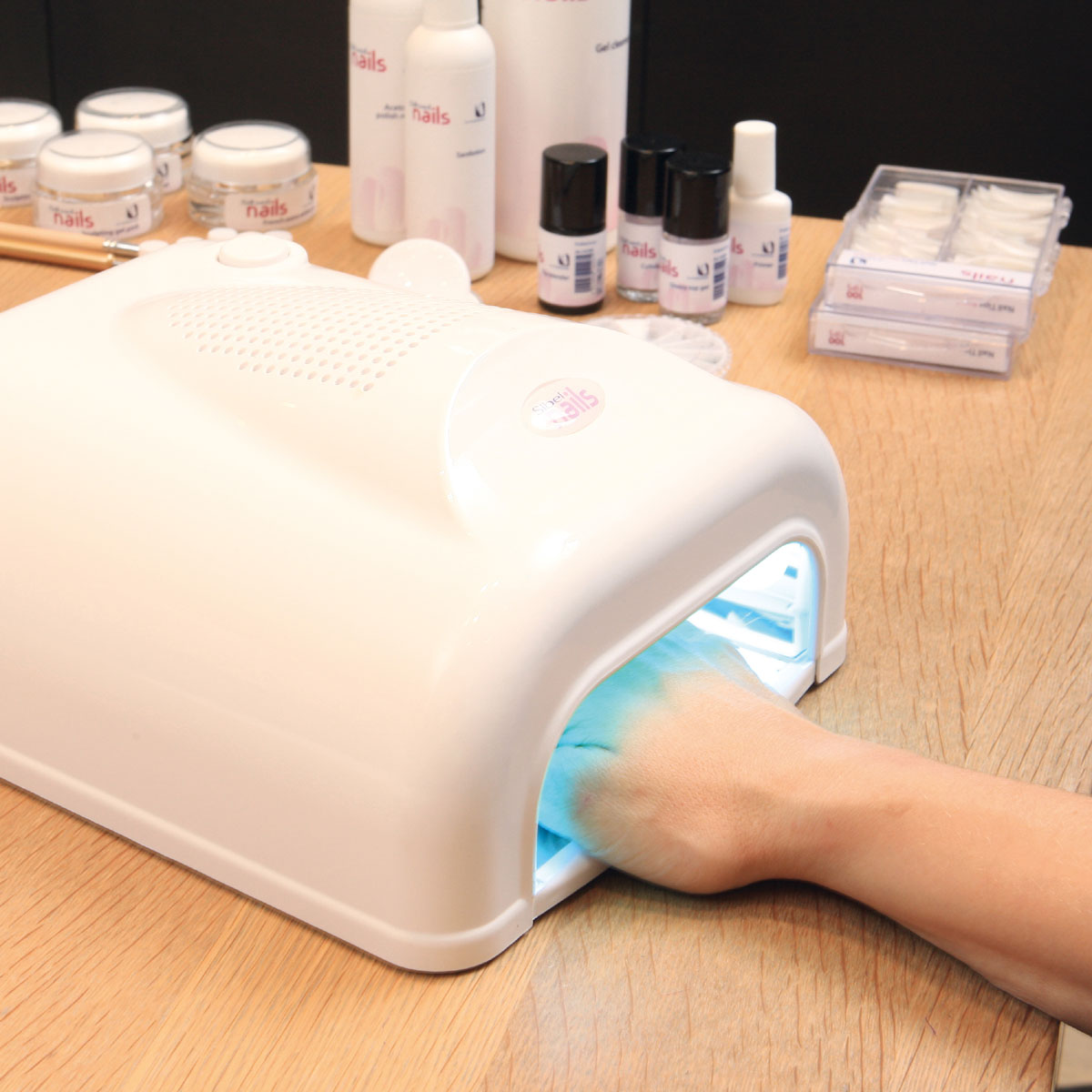  Sibel Quick UV Gel Nail Curing Light Dryer 4X9 Watt 