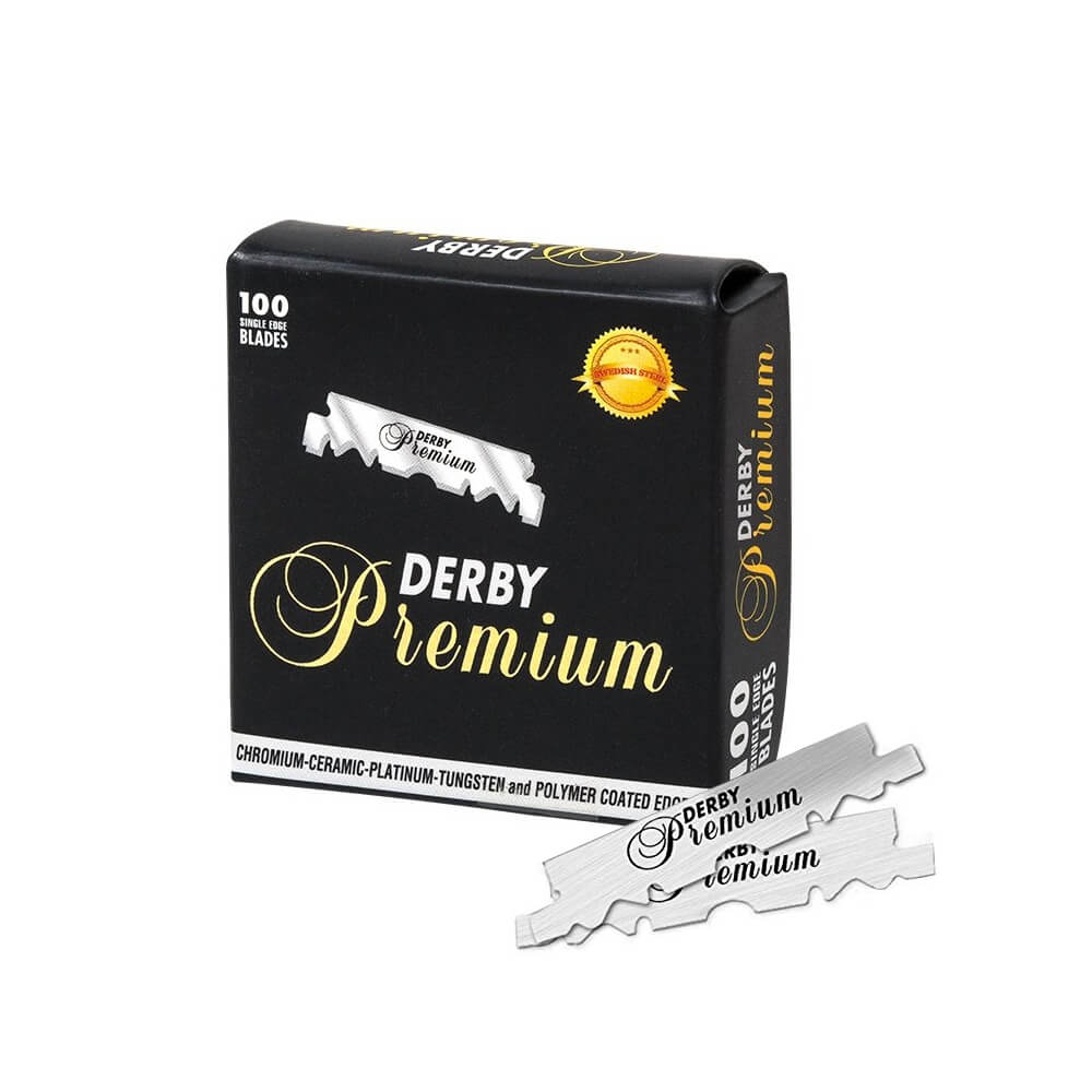  Derby Premium Single Edge Razor Blades 