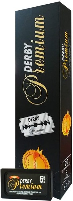  Derby Premium Double Edge Razor Blades 