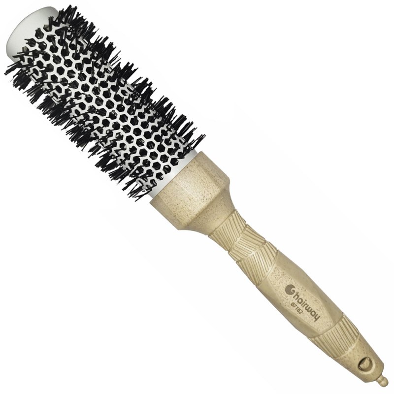 Hairway Thermo brush Organica with Detangling Tip Beige &Oslash; 34/50 mm 