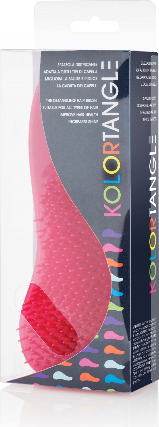  XanitaliaPro Kolor Tangle Detangling Brush in Pink 