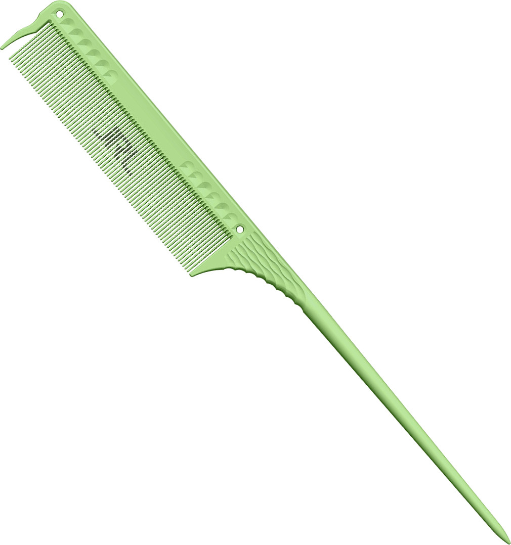  JRL Fine-toothed Tail comb 8.5" Light Green 