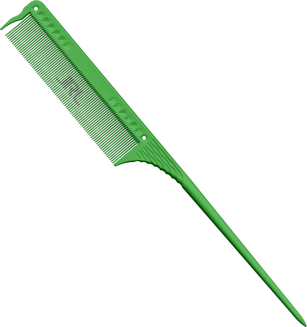  JRL Fine-toothed Tail comb 8.5" Green 