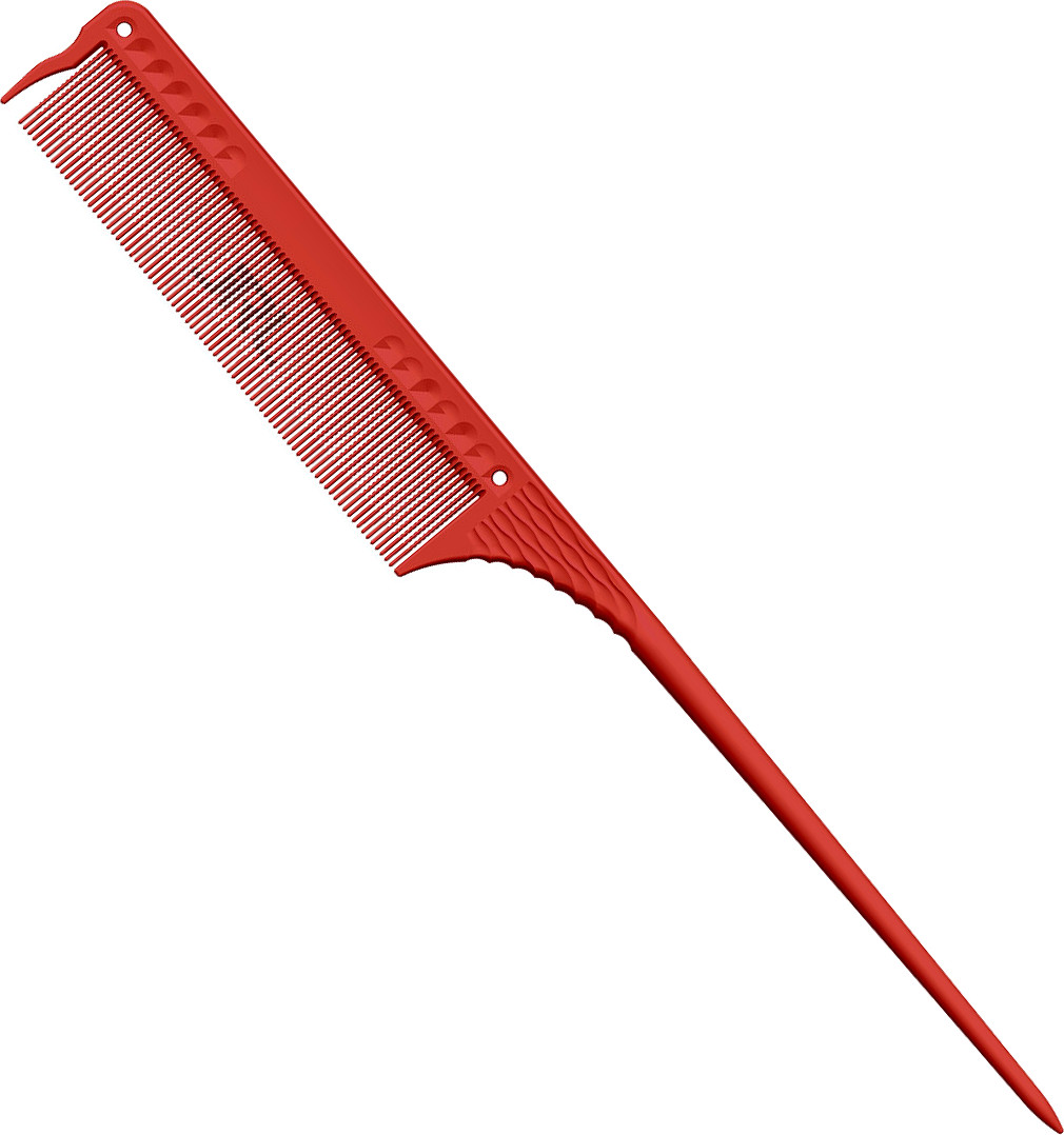  JRL Fine-toothed Tail comb 8.5" Red 