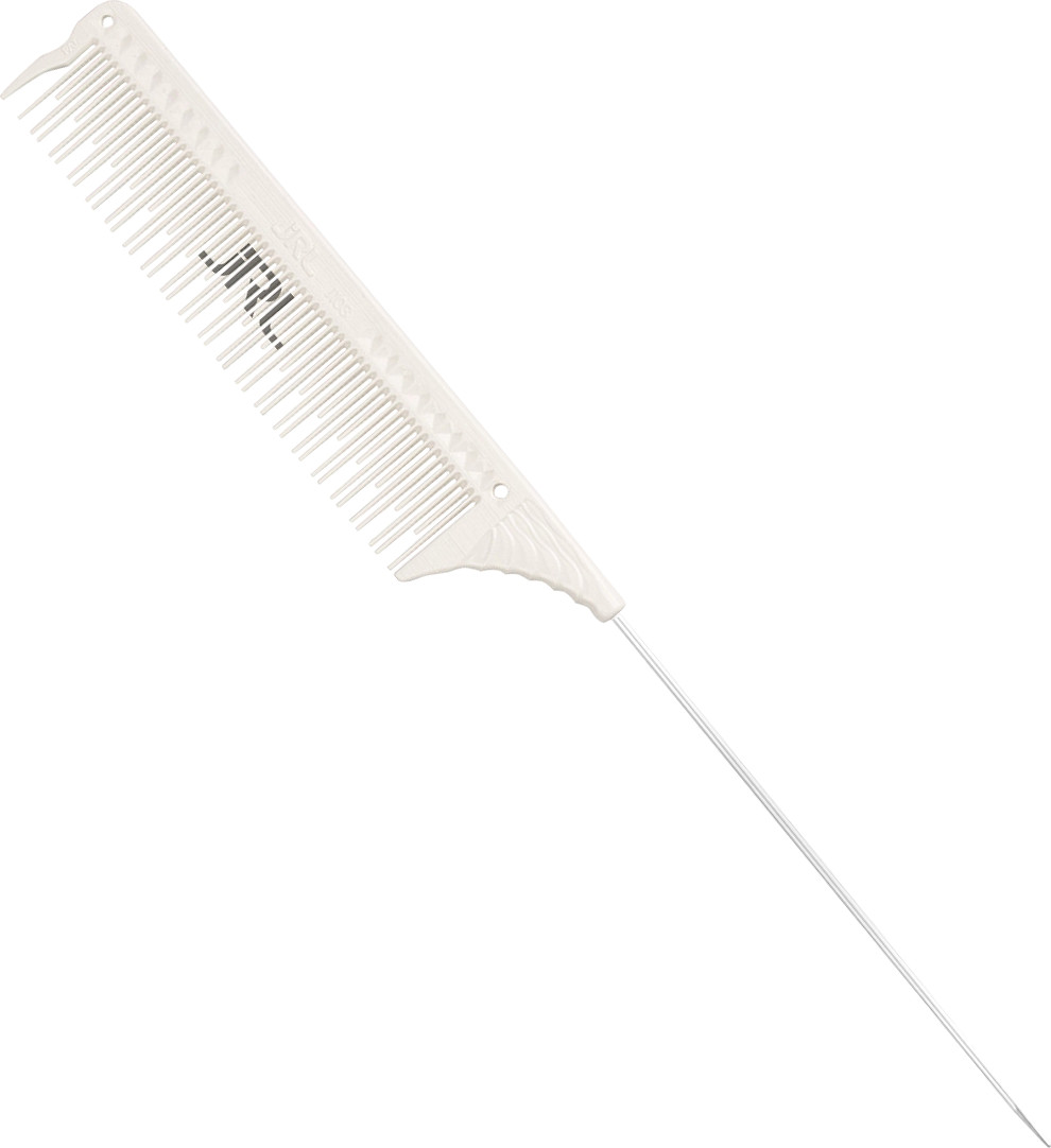  JRL Teasing Comb with Pin Tail 8.8" White 
