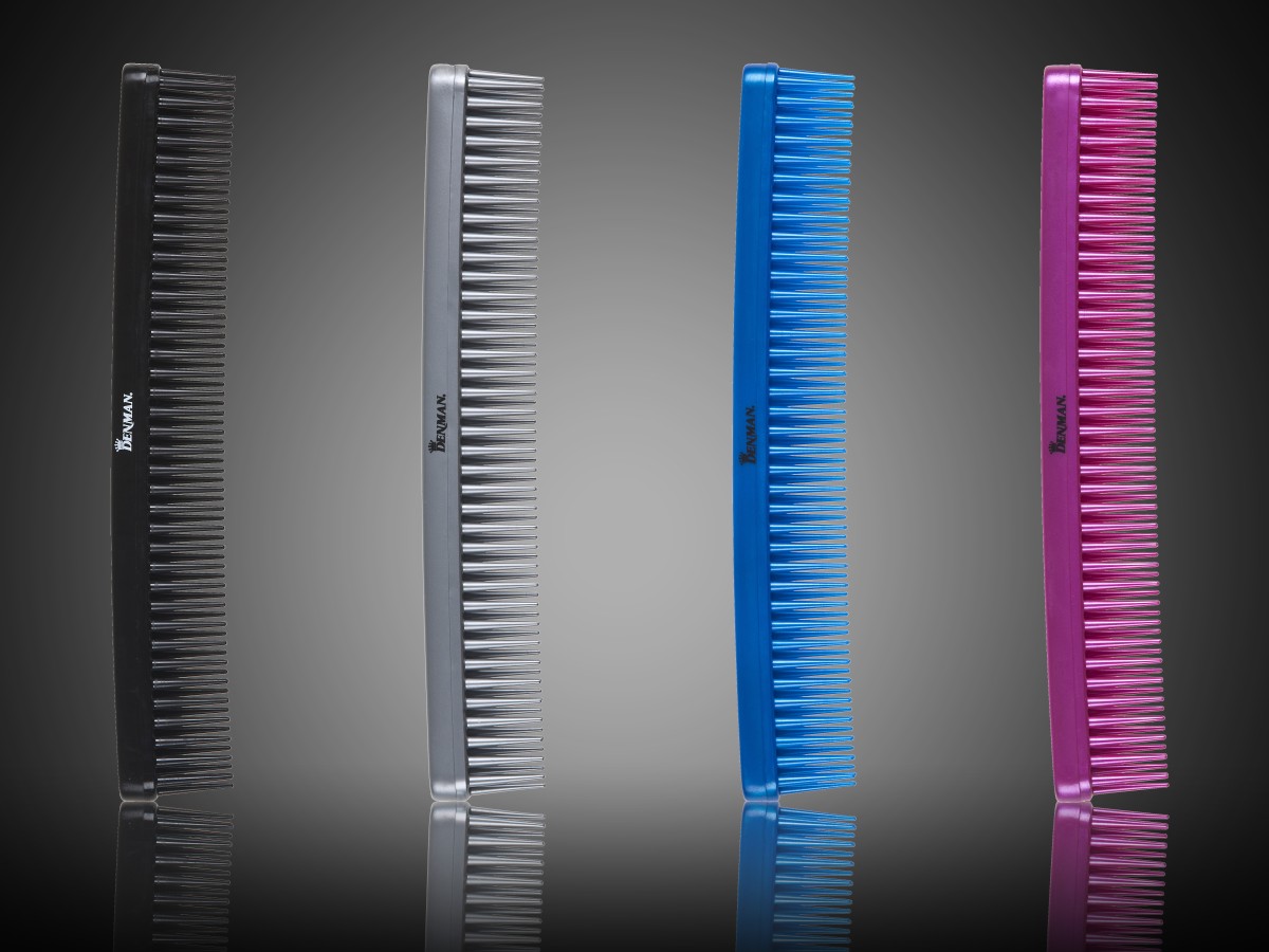  Denman Tame 'n' Tease comb black 