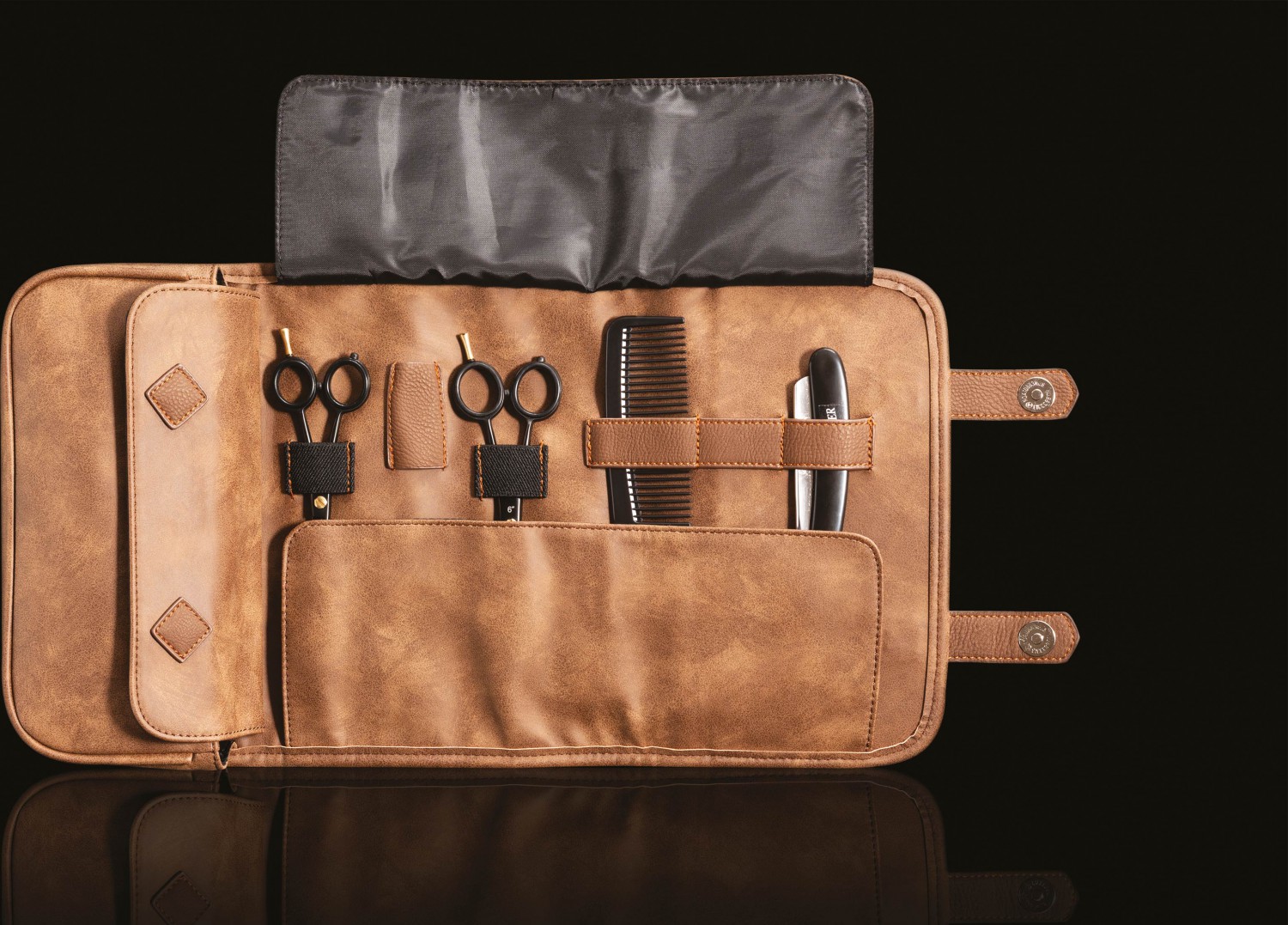  XanitaliaPro Barber Bag Brown barber pouch 