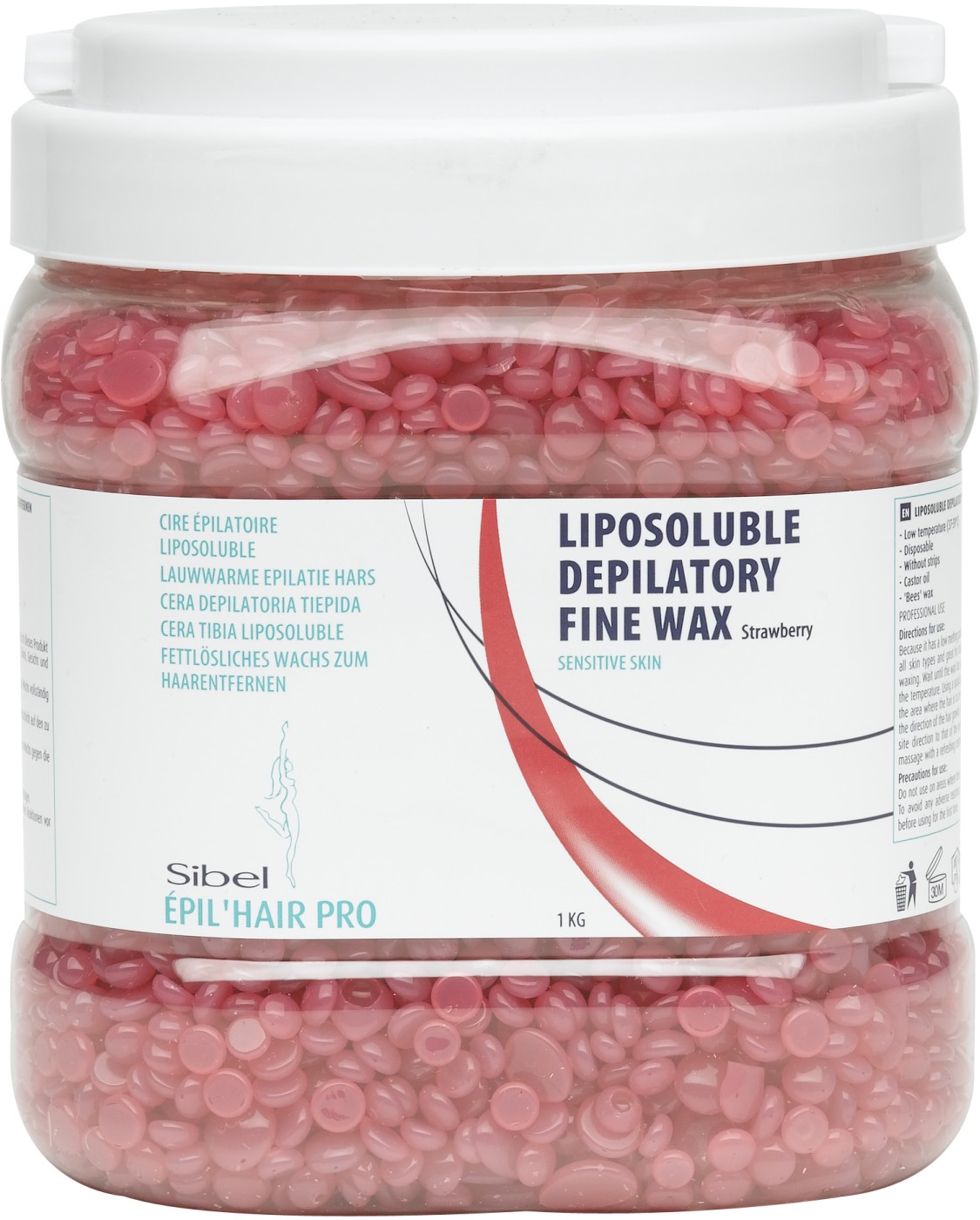  Sibel fine Wax pearls Strawberry 