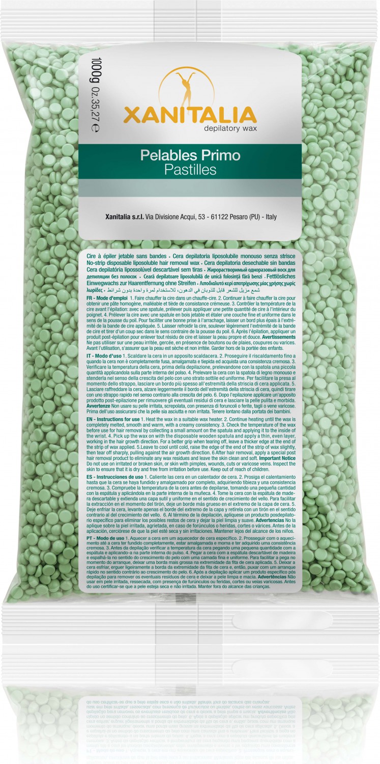  XanitaliaPro Brasilian System Wax Beads Green Tea 1000g 