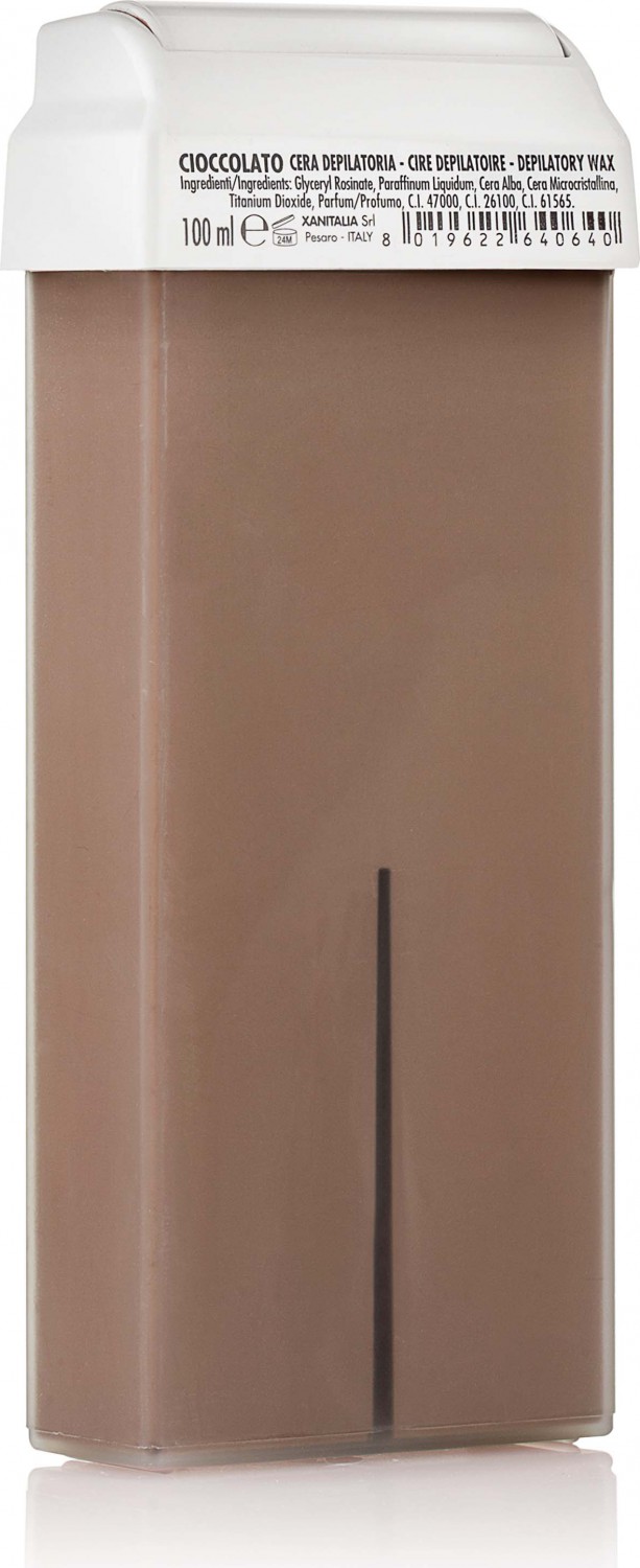  XanitaliaPro Liposoluble hair removal wax refill wax roll-on 100 ml chocolate 