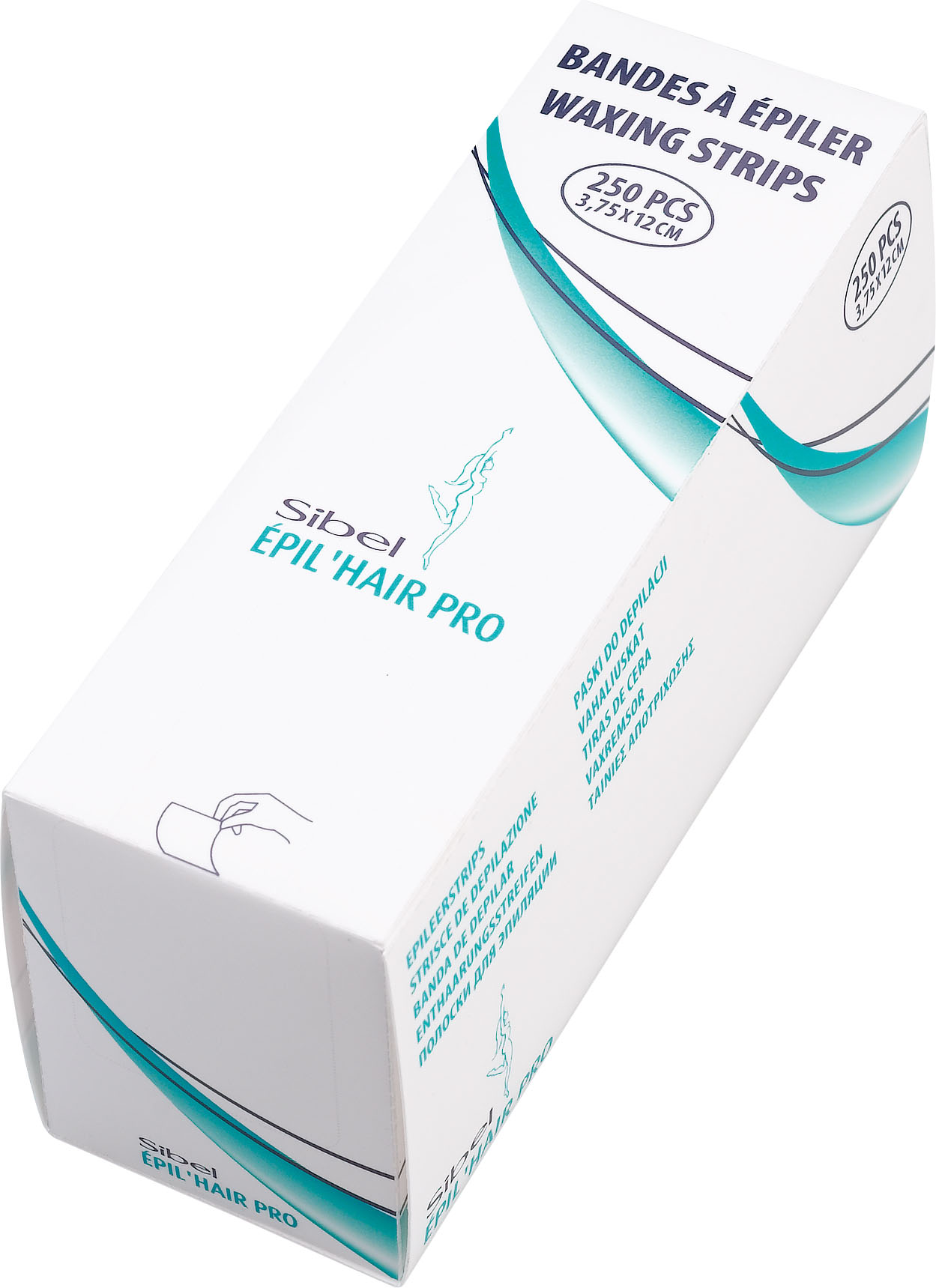  Sibel Depilatory strips in dispenser box 