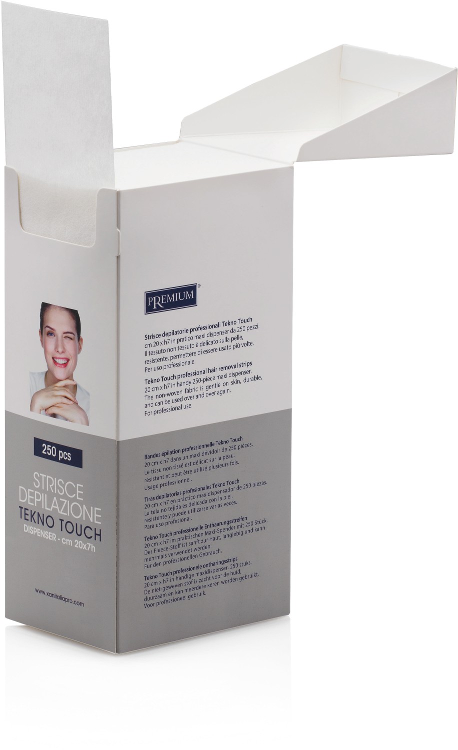  XanitaliaPro Depilatory Strips Dispenser 250 pcs 