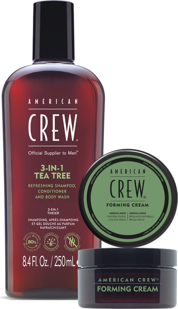  American Crew Holiday Duo Set Tea Tree Gift Bag 