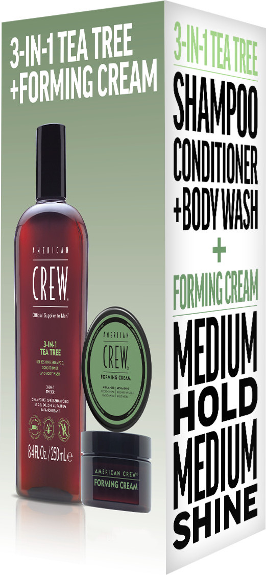  American Crew Holiday Duo Set Tea Tree Gift Bag 