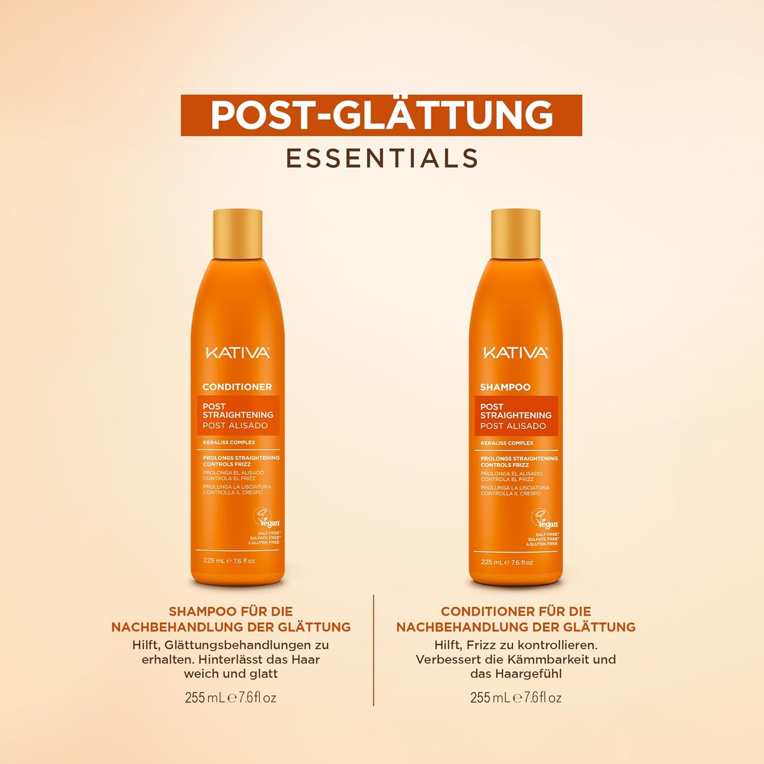  Kativa Post Straightening Keratin Kit of 2 