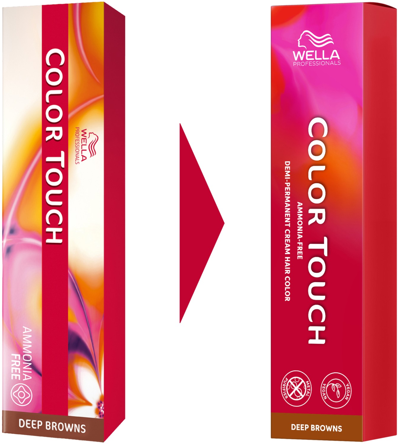 Wella Color Touch Deep Browns 5/71 Light Brown Brown Ash 
