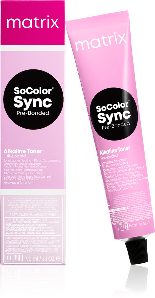  Matrix SoColor Sync Pre-Bonded Toner SPA sheer pastel ash 