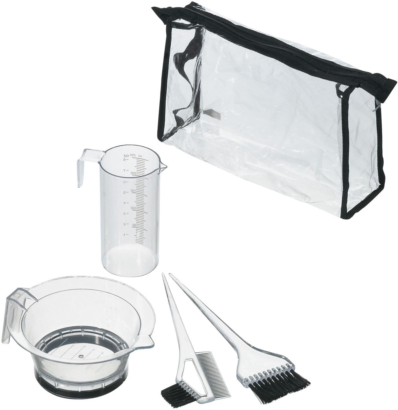  Comair Colouring accessories set 5-piece Transparent 