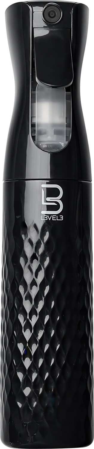  L3VEL3 Beveled Spray Bottle Black 