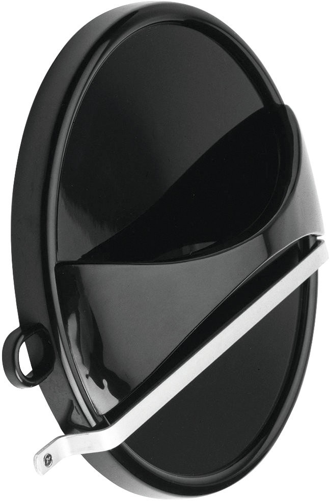  Efalock Mirror black with wallholder 