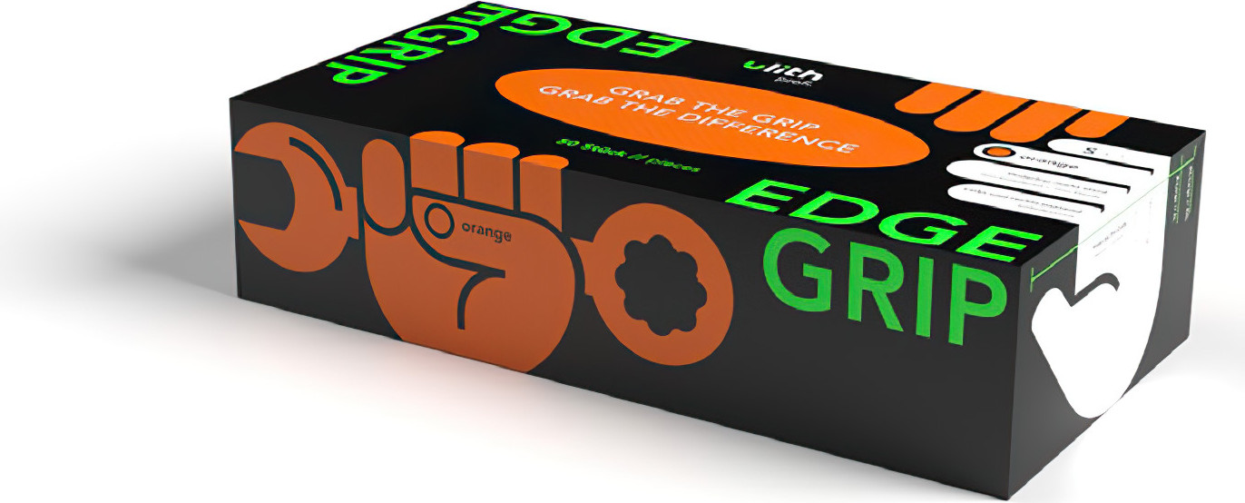  Ulith nitrile disposable gloves L orange 