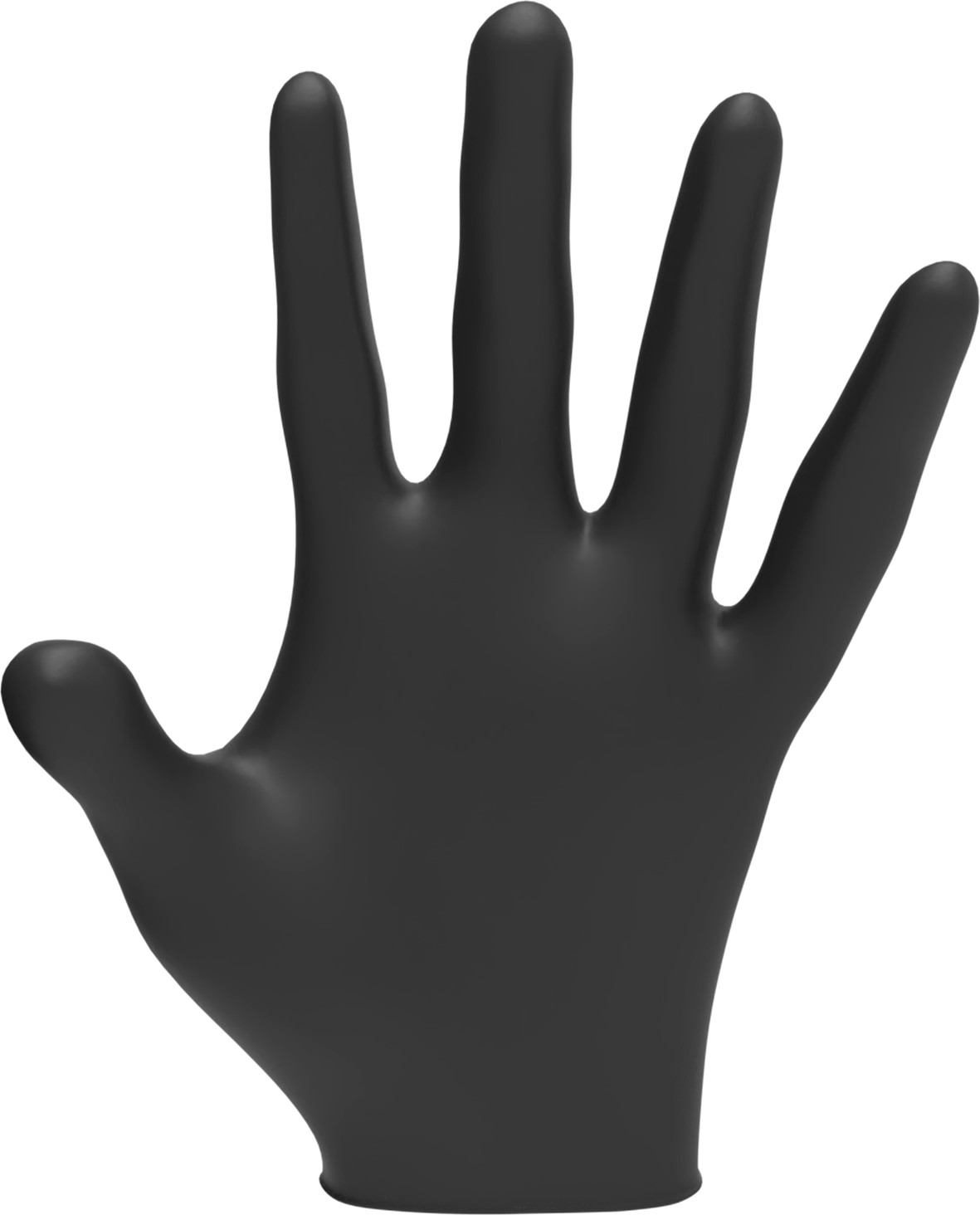  L3VEL3 Nitrile Gloves Medium Black Travel Size 
