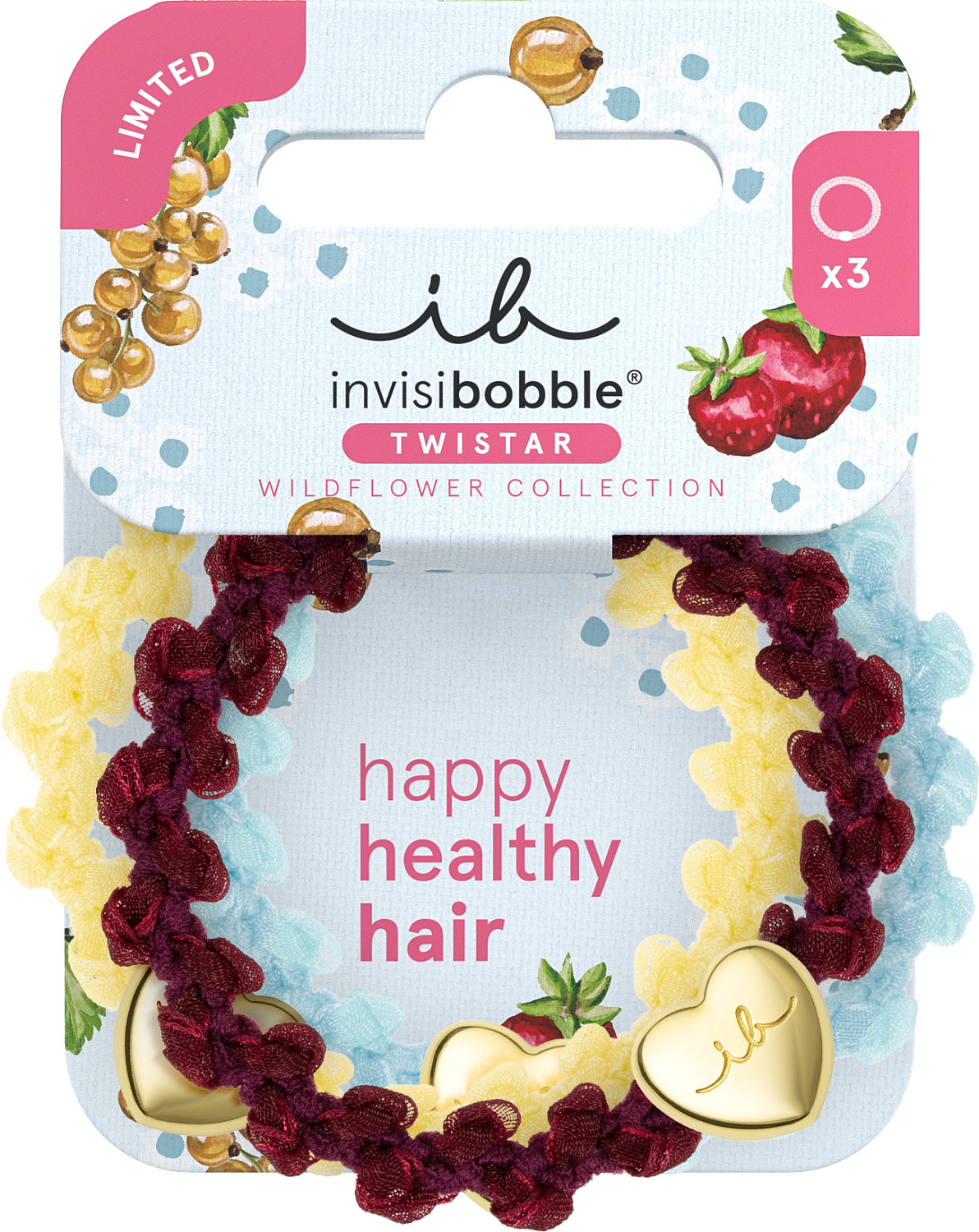  invisibobble Twistar Wildflower Cherry Twist 