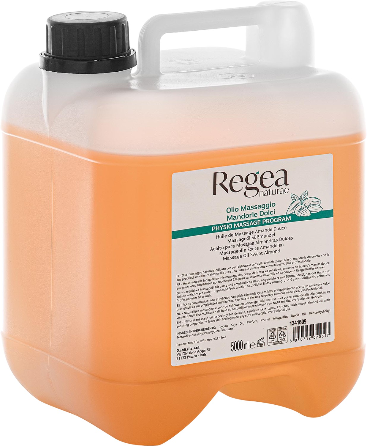  XanitaliaPro Regea Massage Oil Sweet Almond 5000 ml 